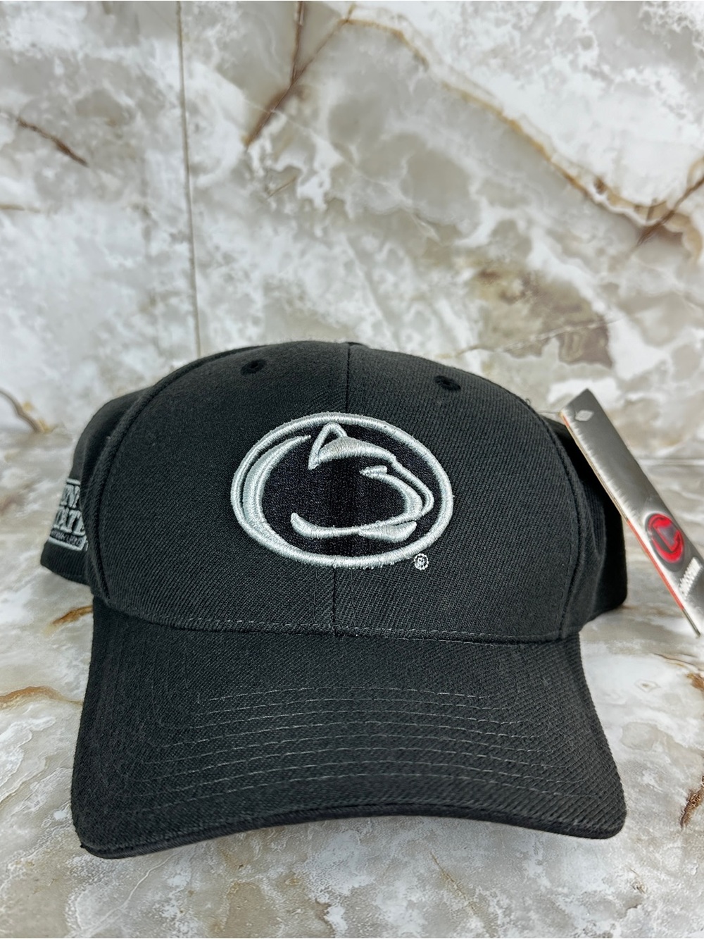 Vintage Penn State NCAA Grey Football Sports  Strapback Hat New